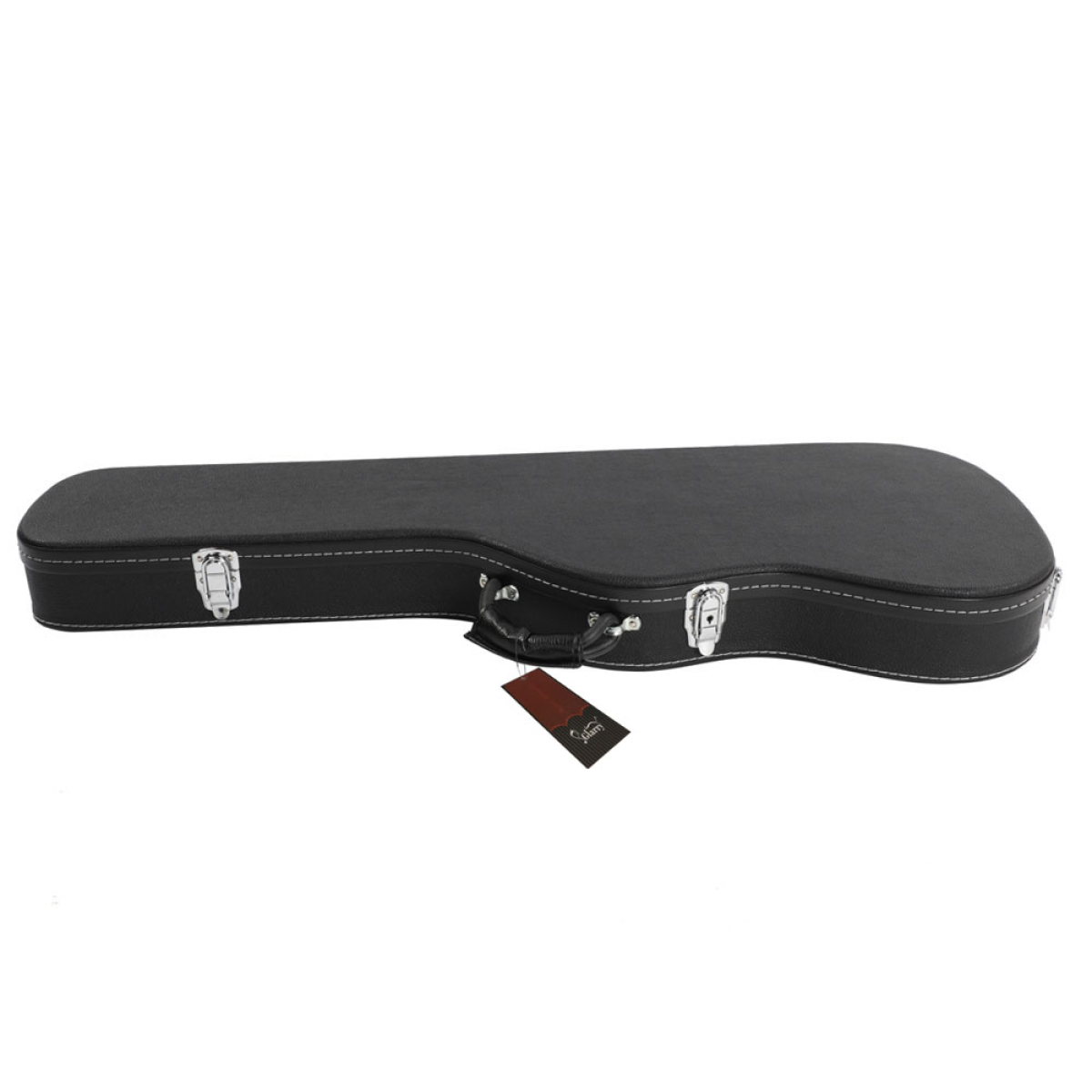 ST High Grade Electric Guitar Hard Case Microgroove Flat Surface Straight Flange Black