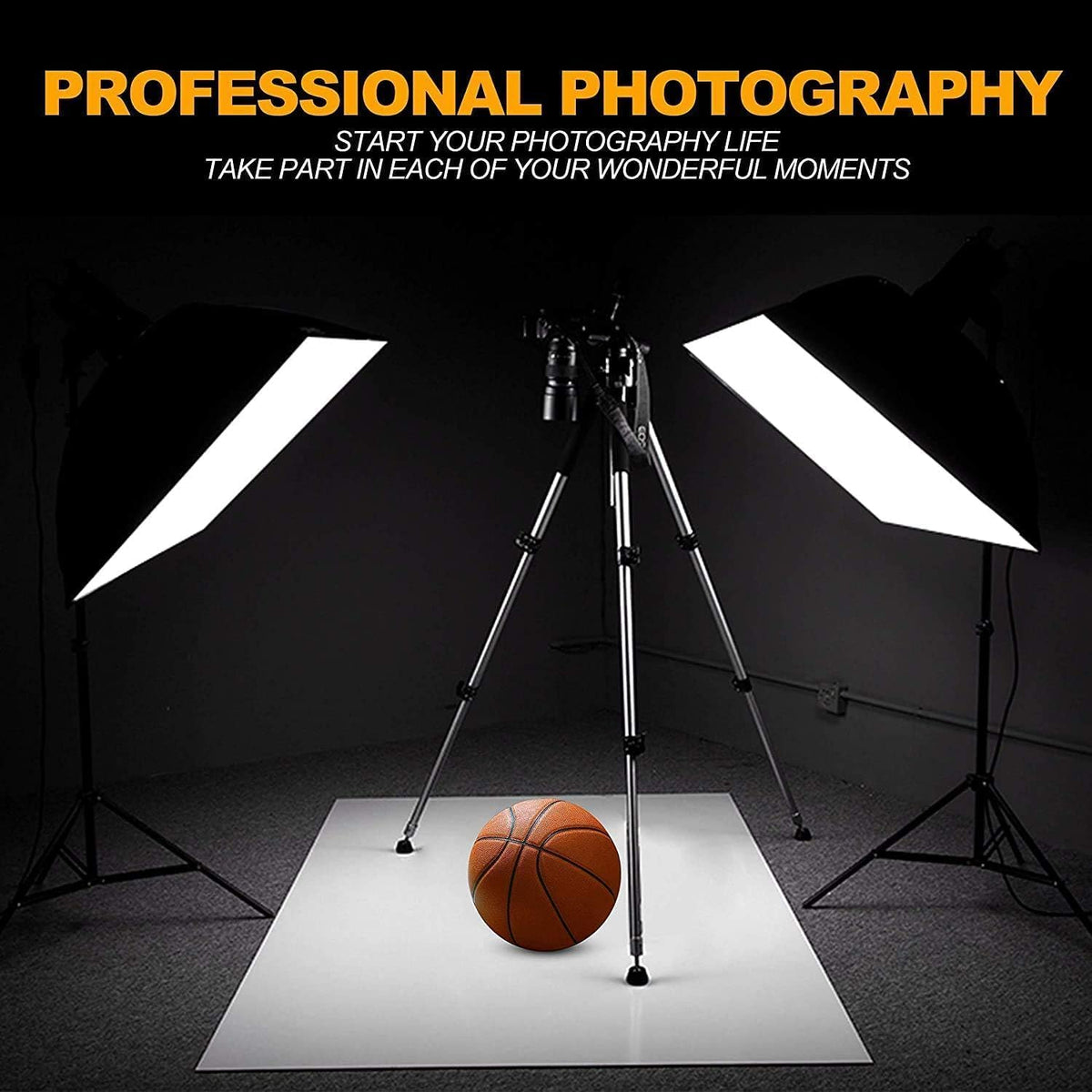 Softbox Lighting Kit 20''x 28'' 50W LED Bulbs for Photo and Video - 1 Pack EMART