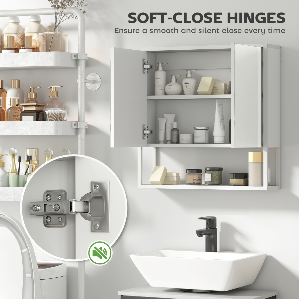 Bathroom Cabinet with Mirror