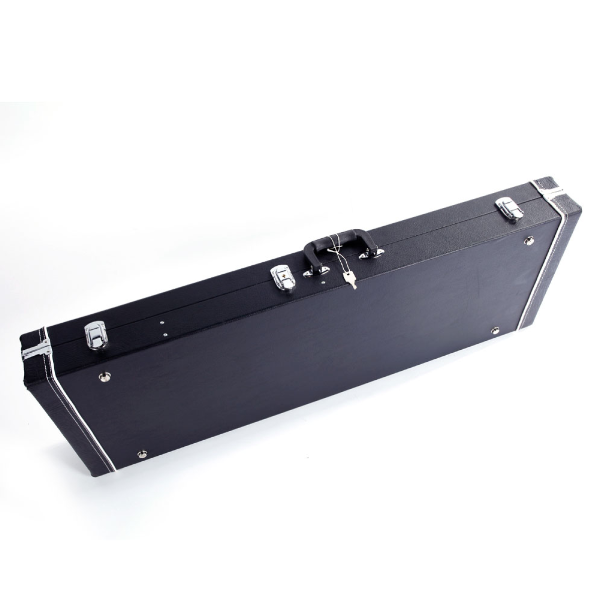 ST High Grade Electric Guitar Square Hard Case Microgroove Flat Black