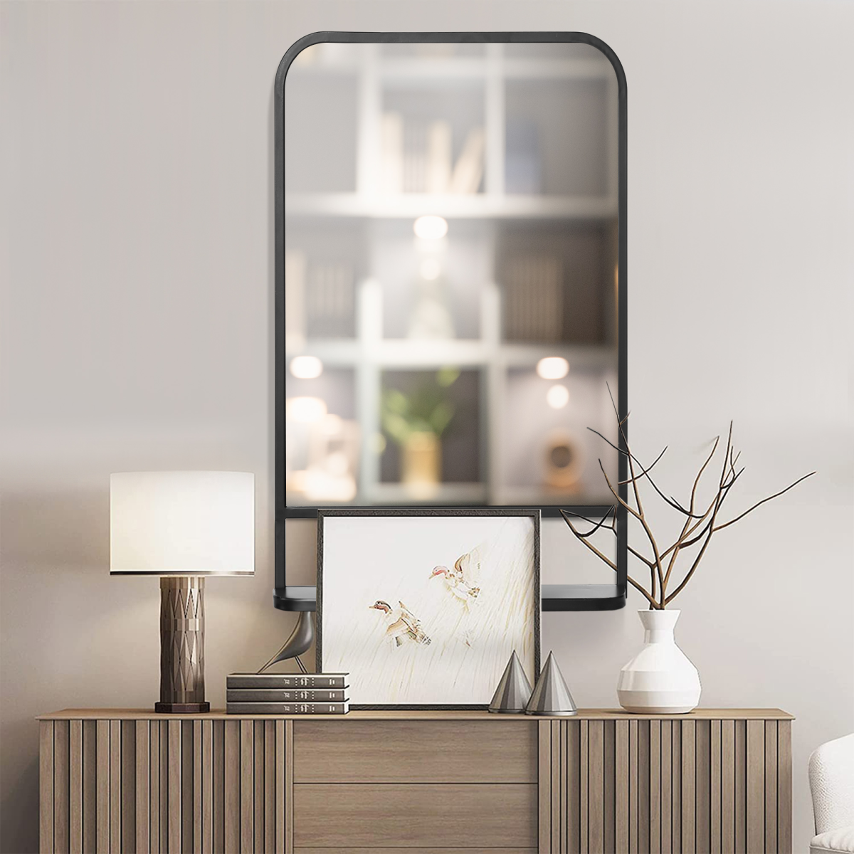 Bathroom Cabinet with Mirror ( Amazon Shipping)（Prohibited by WalMart）