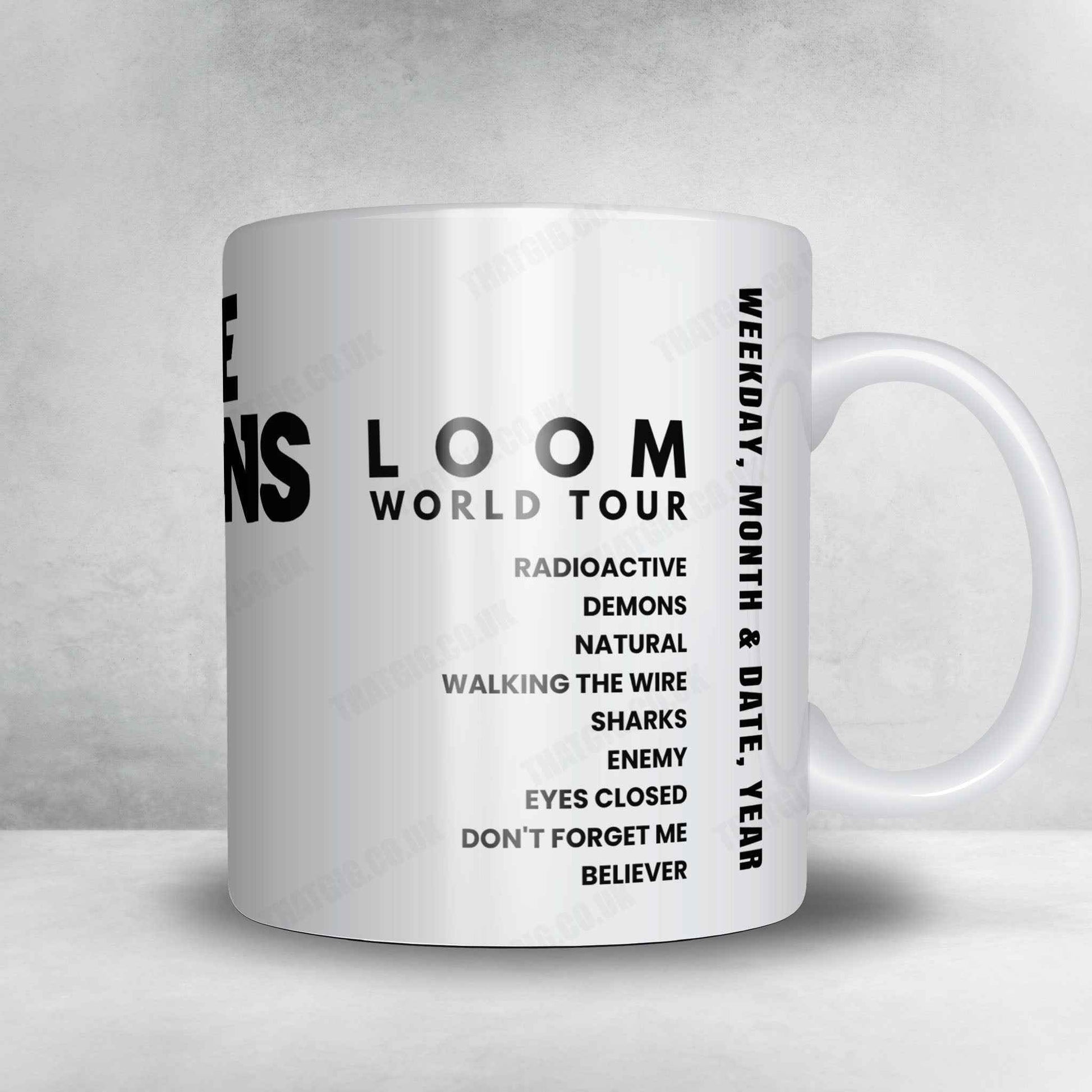 Imagine Dragons Setlist Mug - The Gorge Amphitheatre, George - September 28th, 2024