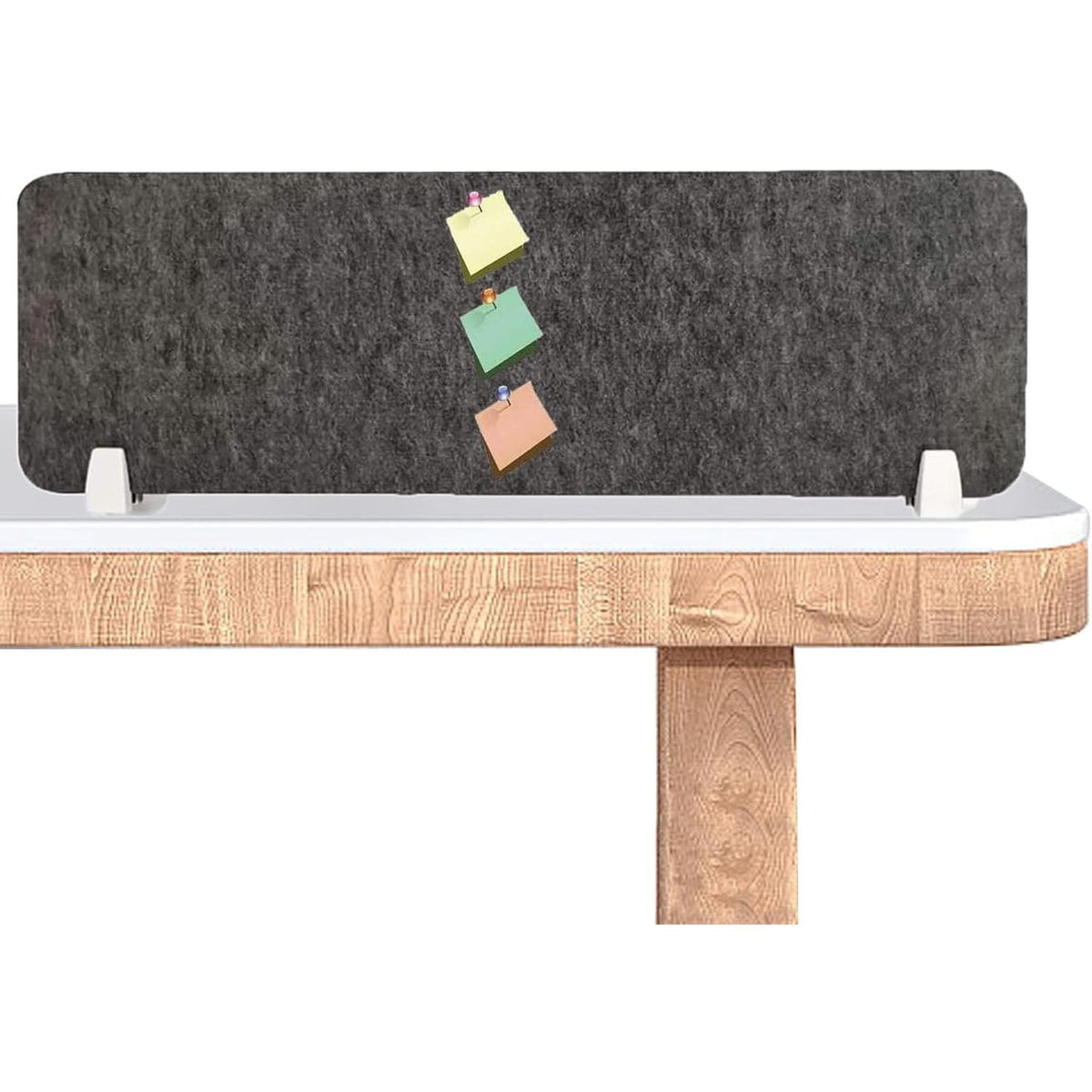 Acoustic Desk Divider 40x12 Inch Clamp On Noise Reducing Privacy Panel Nisorpa