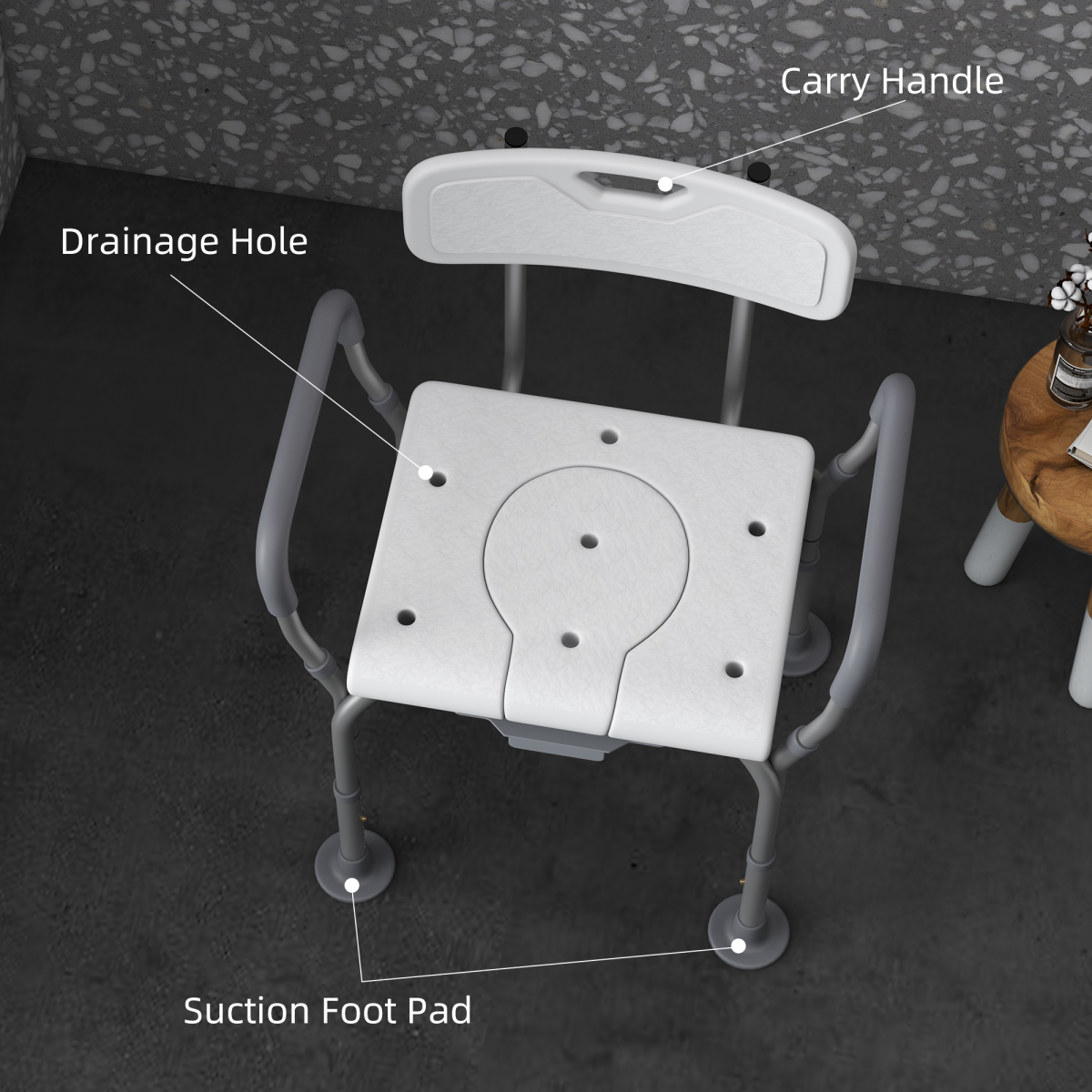 Accessibility Commode Wheelchair