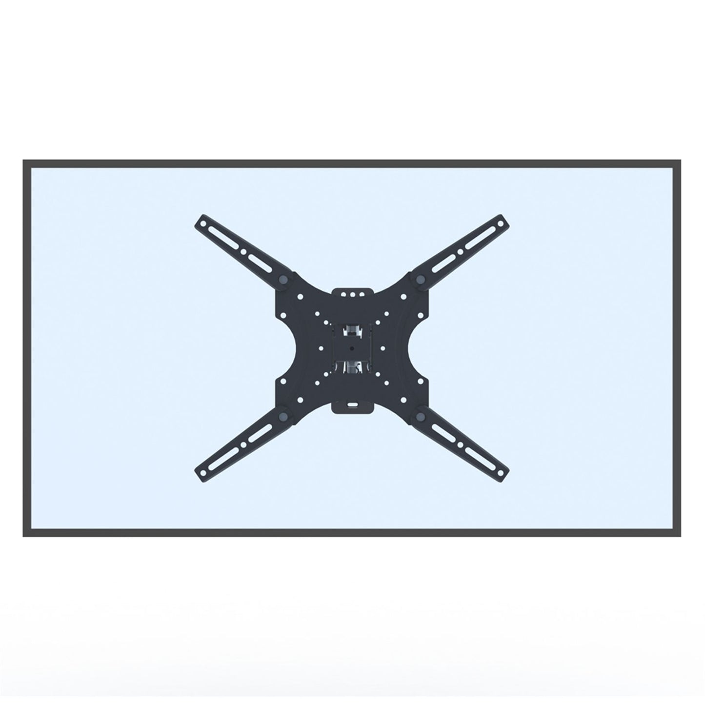 26-55" Adjustable Wall Mount Bracket Rotatable TV Stand TMX400 with Spirit Level