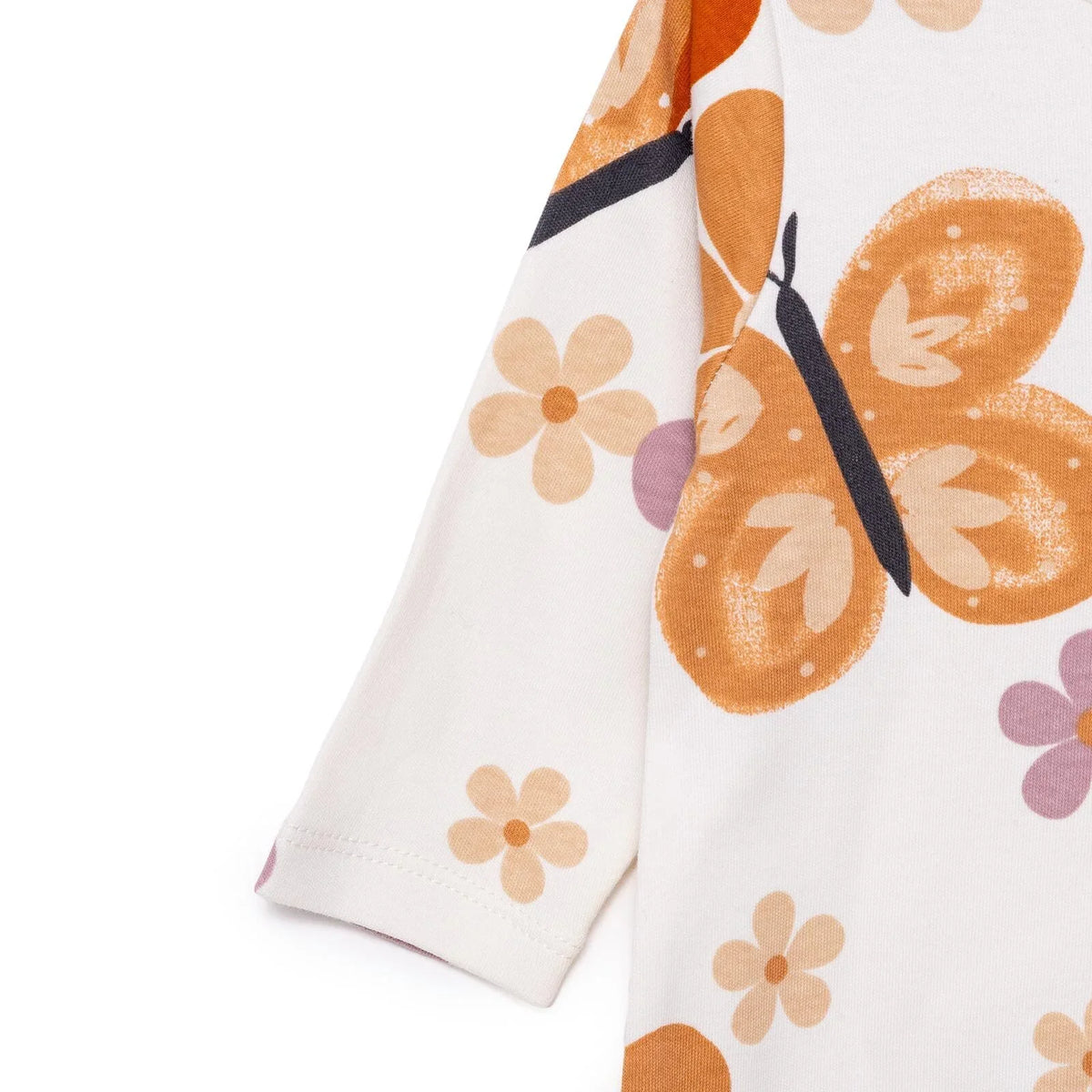 HelloBaby Butterfly Print Zip-Up Footless Baby Sleepsuit (6 Months to 3 Years)