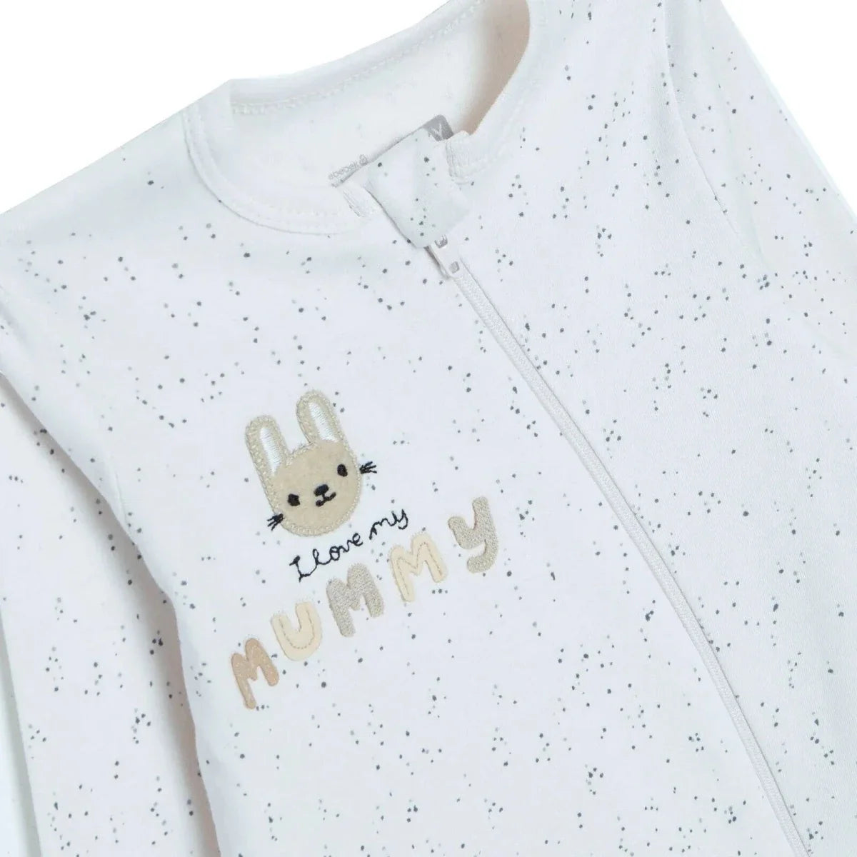 HelloBaby, Newborn, Footed Sleepsuit - Ecru