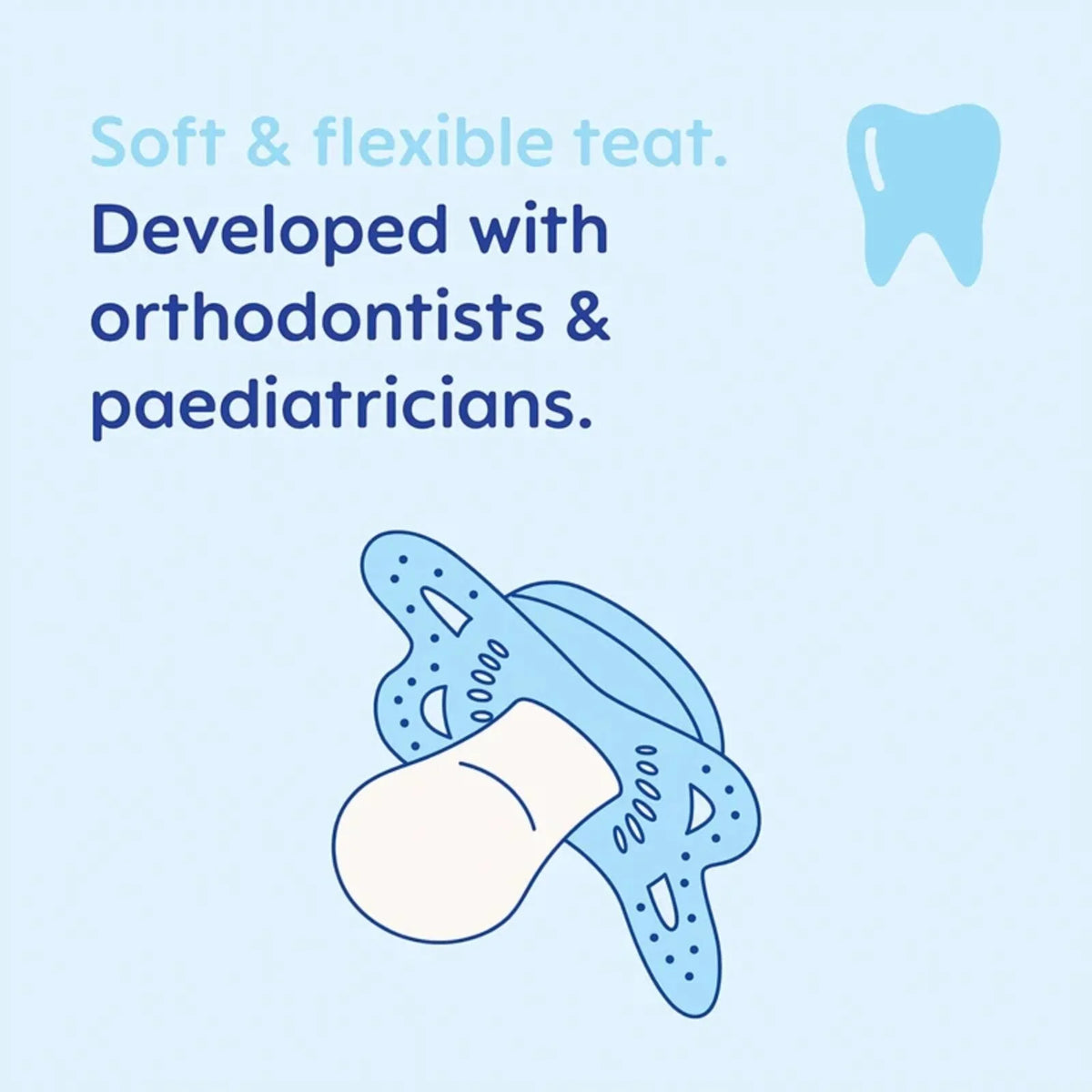 MAM Start Soother 0-2 months Pack of 2 - Blue