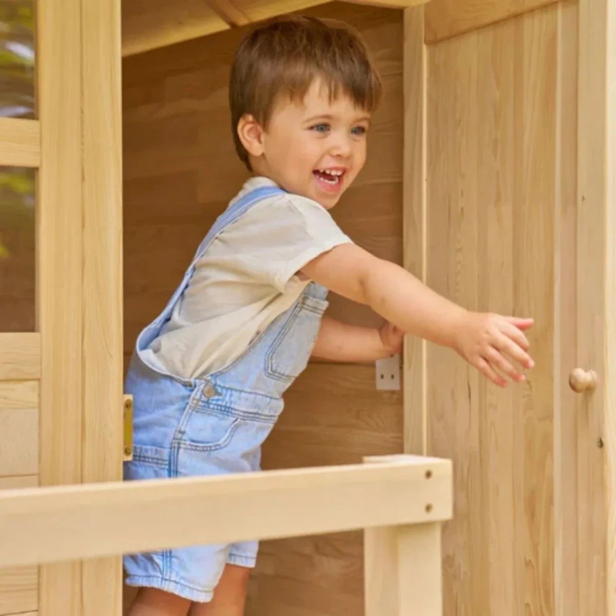 TP Buttercup Wooden Playhouse with Deck & 6ft Slide