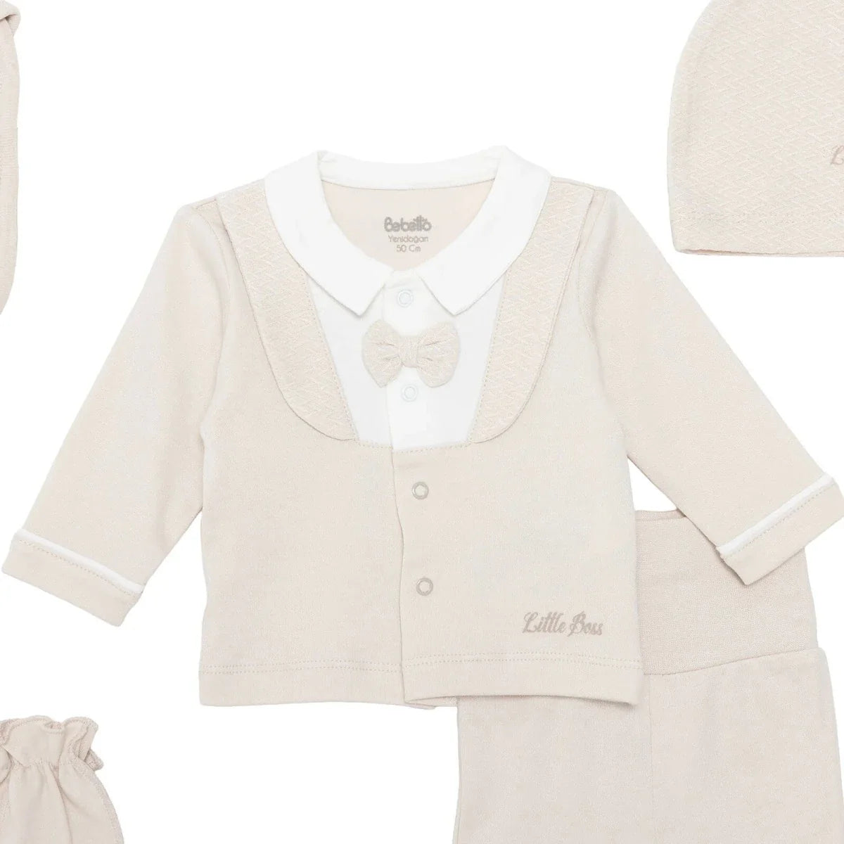 Bebetto 5 Piece Baby Hospital Bag Set on a Hanger (Newborn)