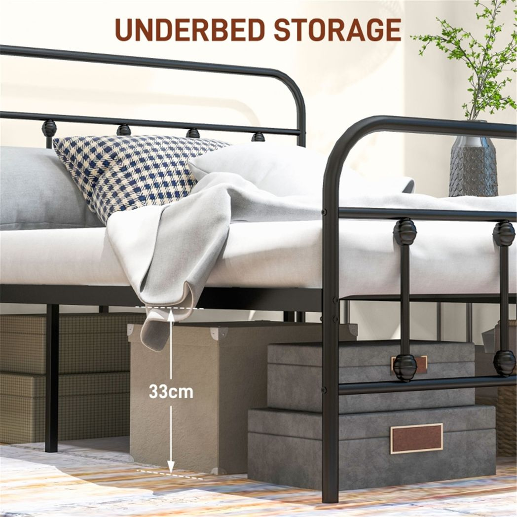 140cm Metal Bed Frame
