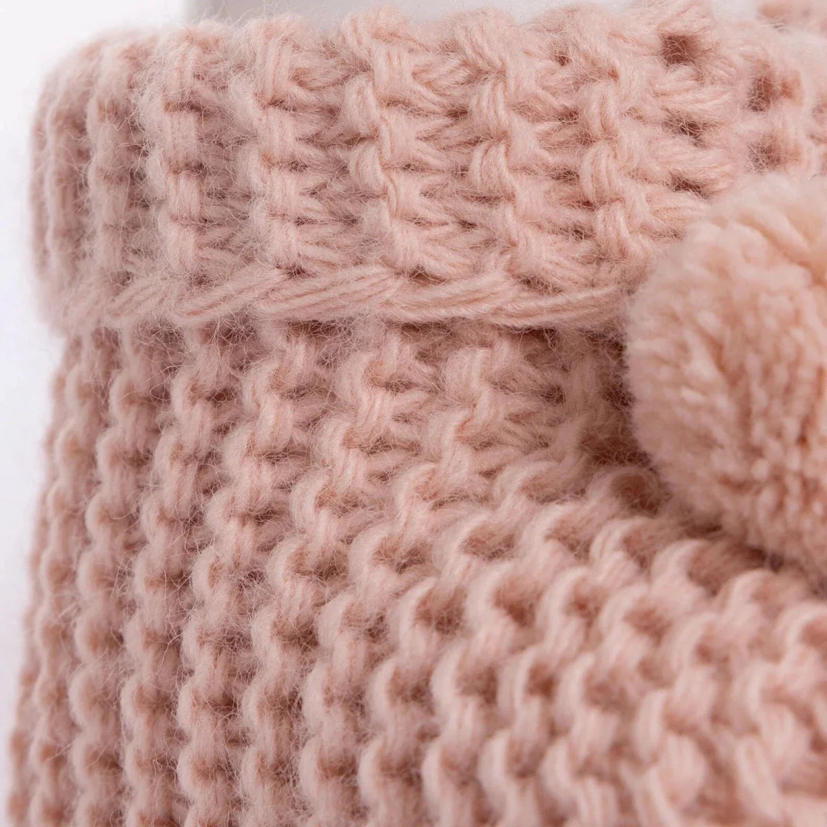 HelloBaby Pom Pom Baby Booties (One Size)