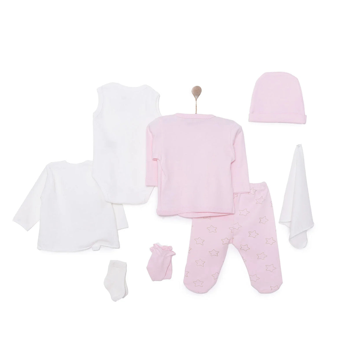 HelloBaby 10 Piece Envelope Neck Baby Hospital Bag Set (Newborn)