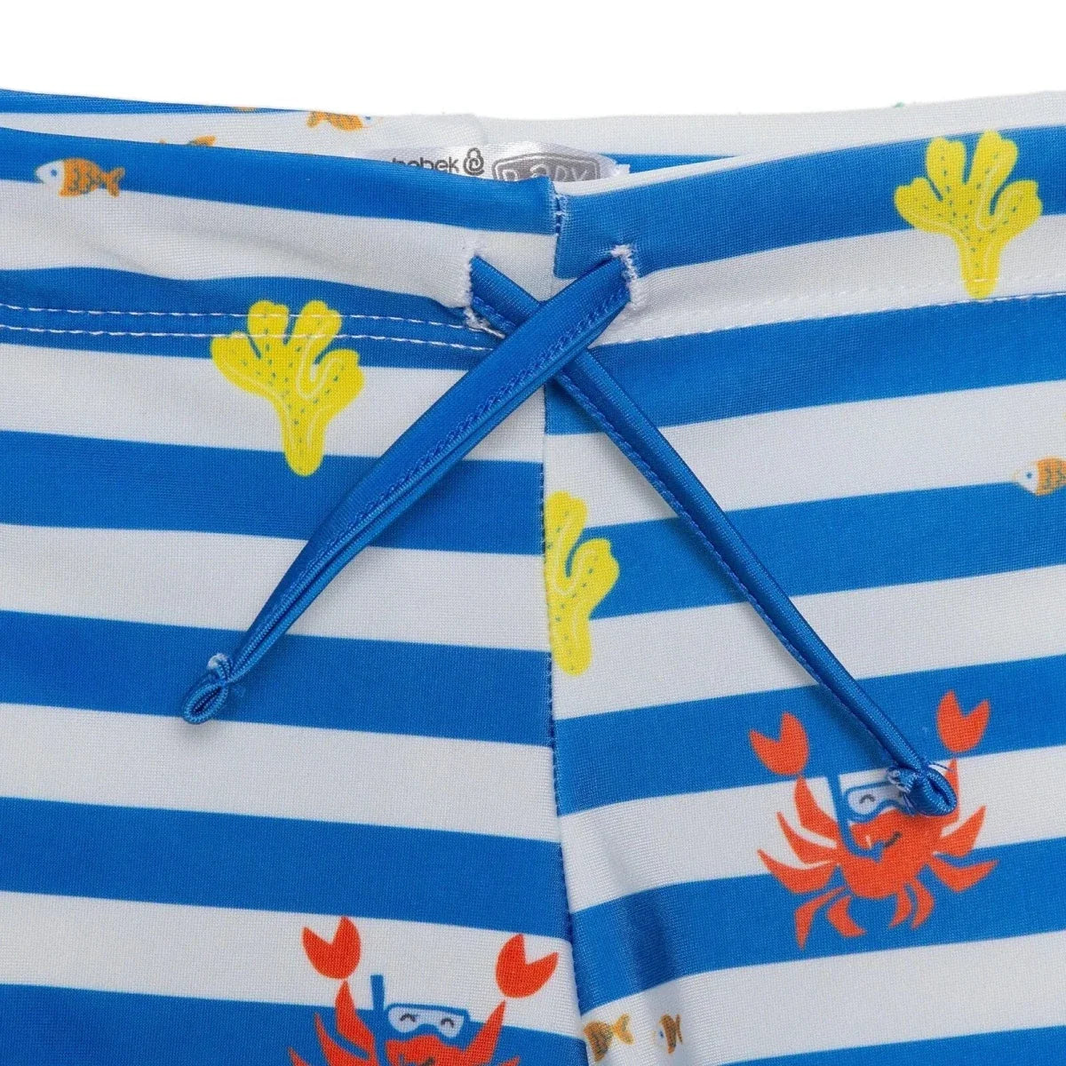 HelloBaby Striped Crab Print Baby Swim Trunks (2 Years to 5 Years)