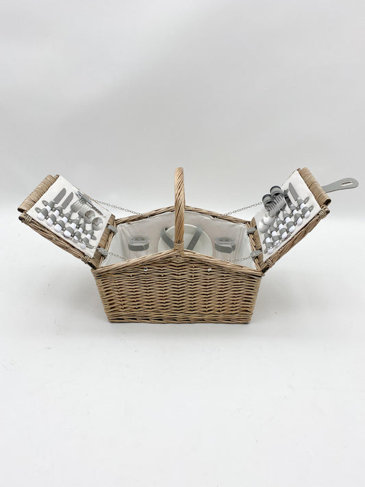 MSL 45CM PICNIC BASKET Brown
