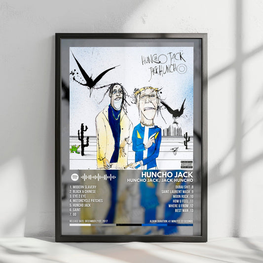 Huncho Jack "Huncho Jack, Jack Huncho" Album Cover Poster - with Complete Tracklist