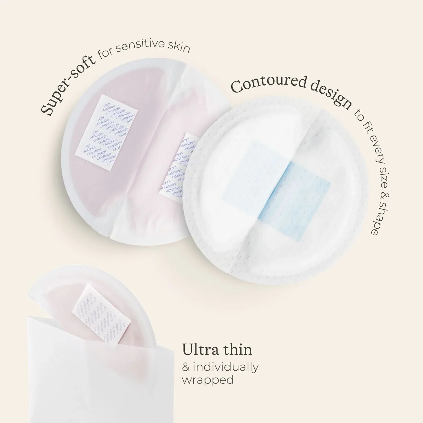 Lansinoh Ultra Thin Stay Dry Nursing Breast Pads 24 pcs