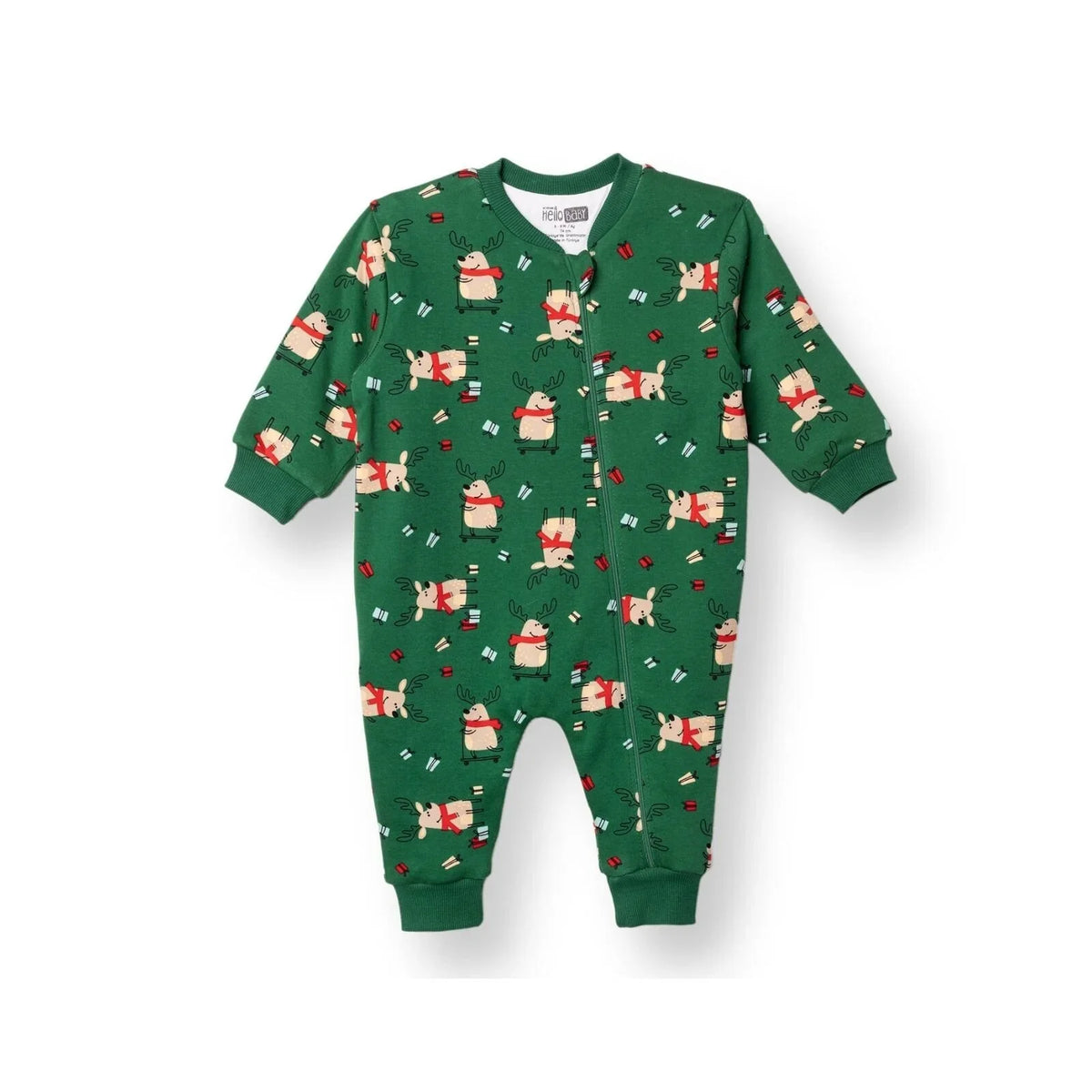 HelloBaby Reindeer Print 2.5 Tog Long Sleeve Baby Sleep Bag with Legs (9 Months to 5 Years)