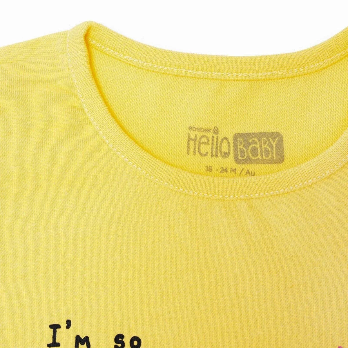 HelloBaby Short Sleeve Jersey Baby T-Shirt (3-6 Months to 3-4 Years)