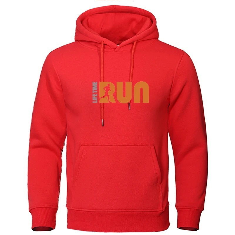 Street Fashion Printing Loose-fitting Hoodie Men