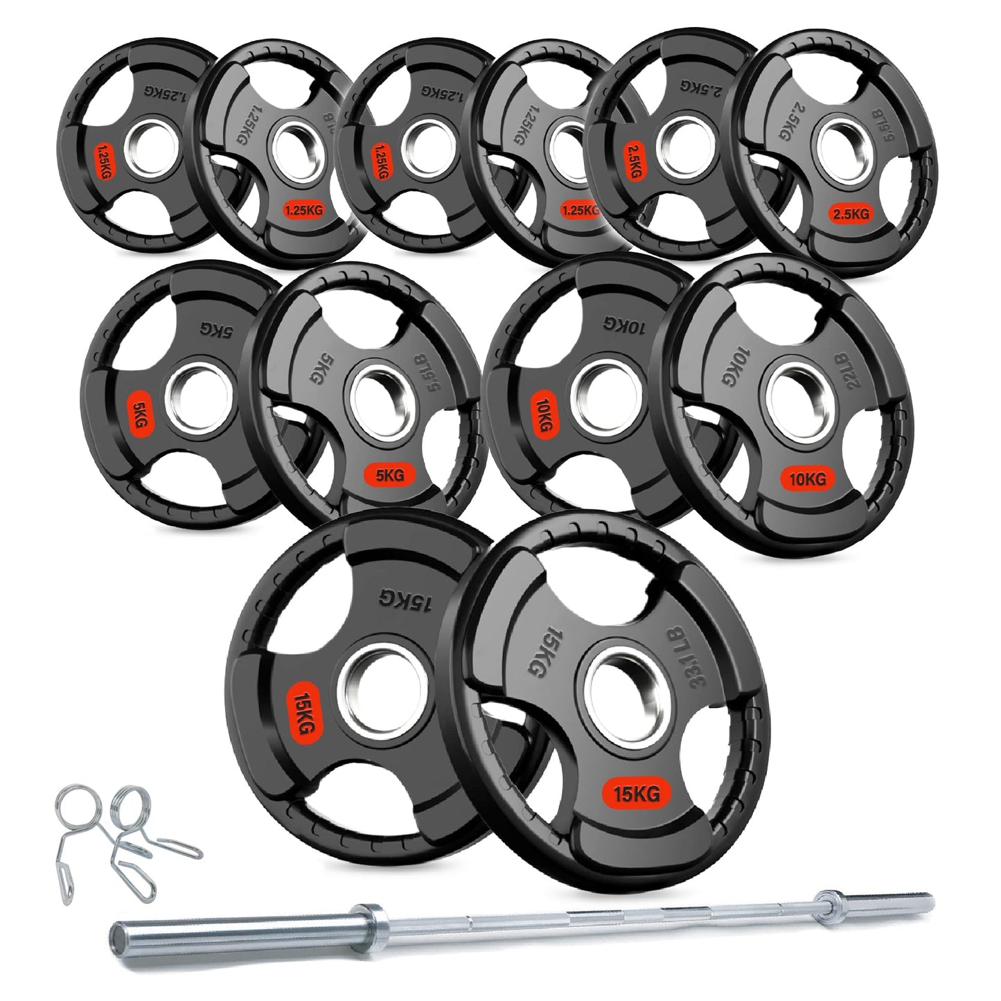 Tri-Grip Weight Plates