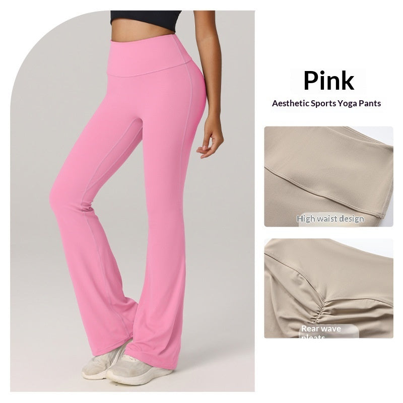 Butt-lifting Fitness Flared Yoga Running And Pilates Pants