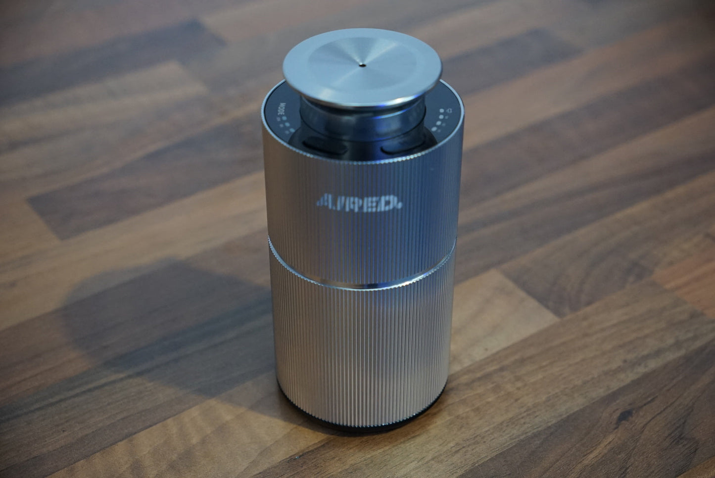 Aura - In-Car / Home Mini Luxury Electronic Rechargeable Essential Oils Diffuser By AIRED. (SILVER)