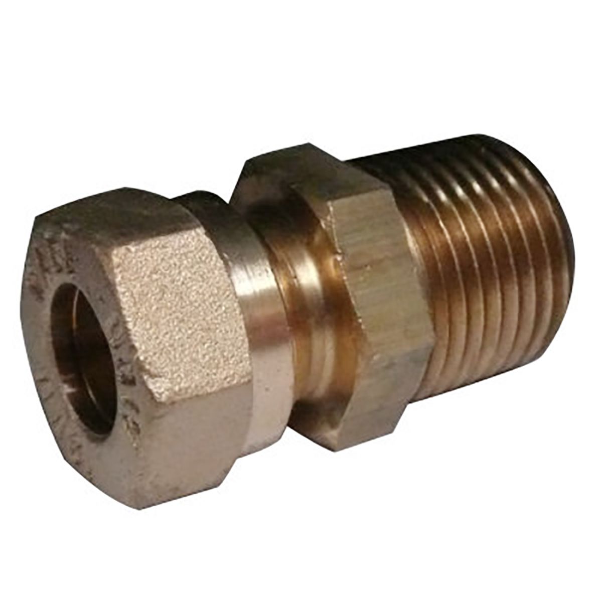 AG Male Compression Coupling (1/4" BSP Taper to 1/4" Compression) 7063
