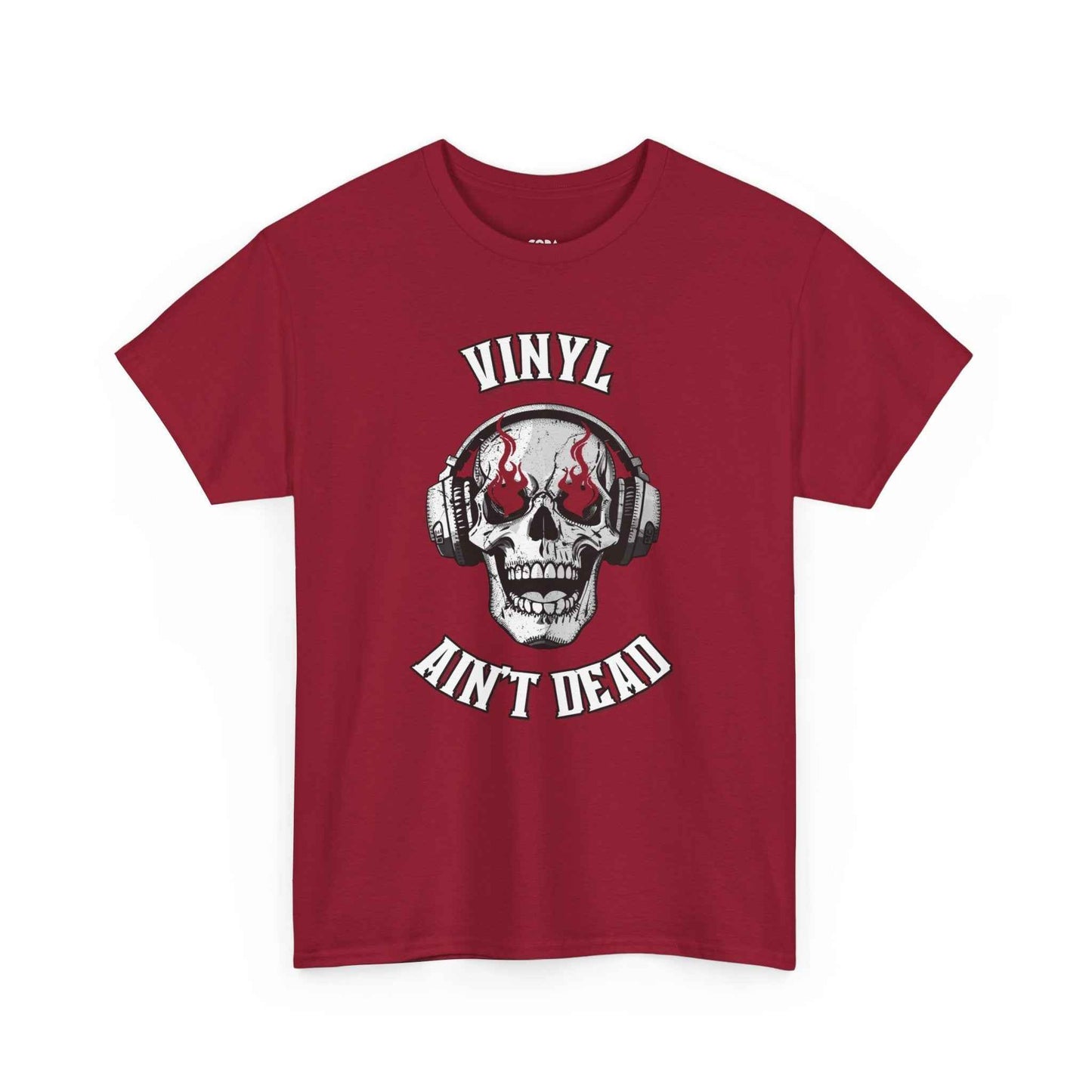 'Vinyl Ain't Dead' Skull Men's T-Shirt