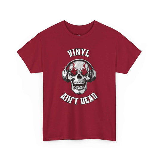 'Vinyl Ain't Dead' Skull Men's T-Shirt