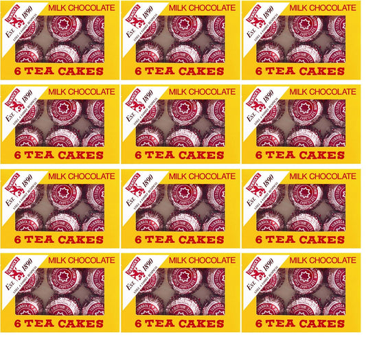 12 x Tunnock's Milk Chocolate Tea Cakes 6 X 24G