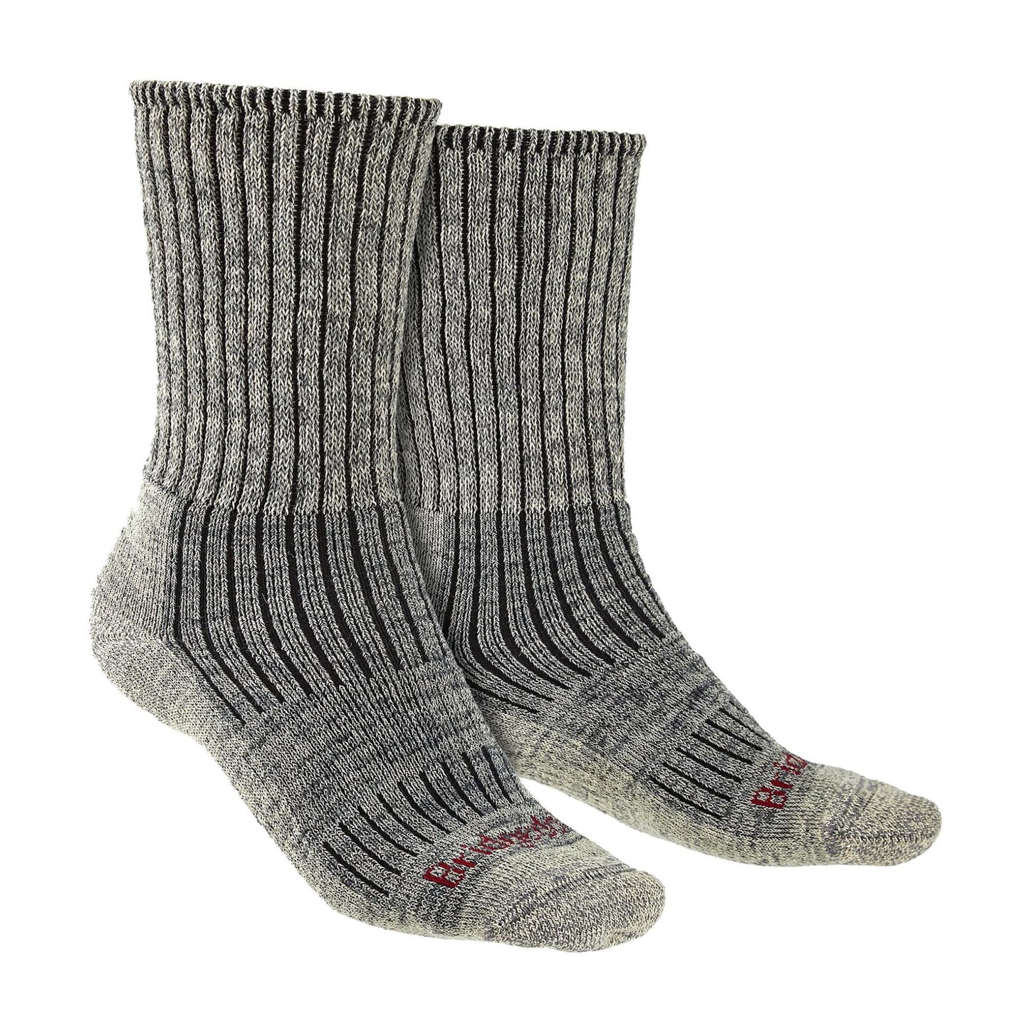 1 Pack Mens Hiking Midweight Merino Wool Cushioned Boot Socks