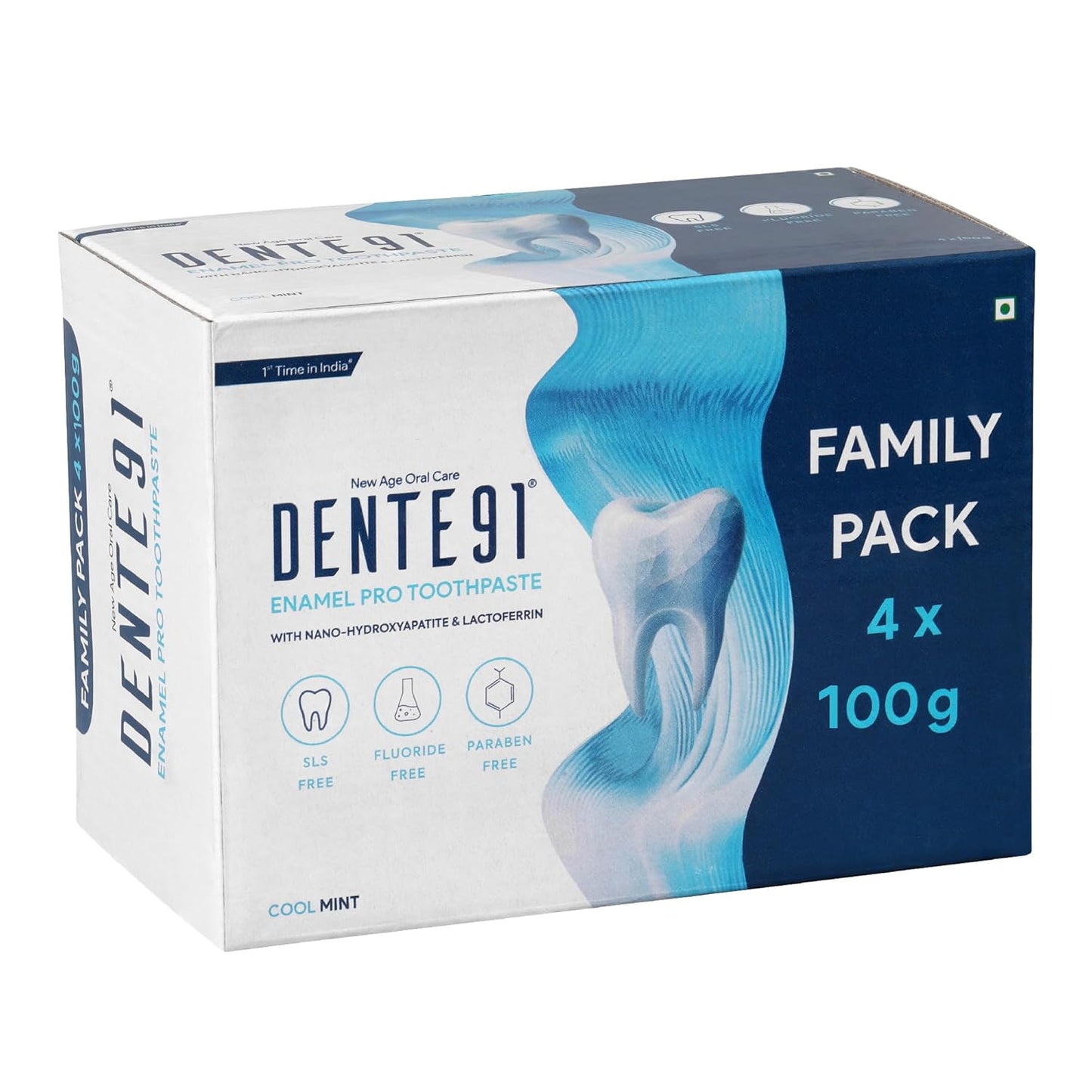 Dente91 Enamel Pro Toothpaste 3-Pack, Sensitivity Relief, Cavity Repair