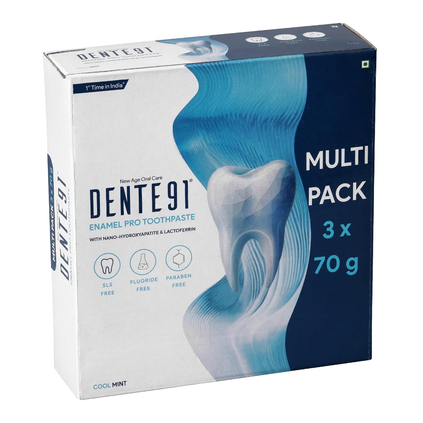 Dente91 Enamel Pro Toothpaste 3-Pack, Sensitivity Relief, Cavity Repair