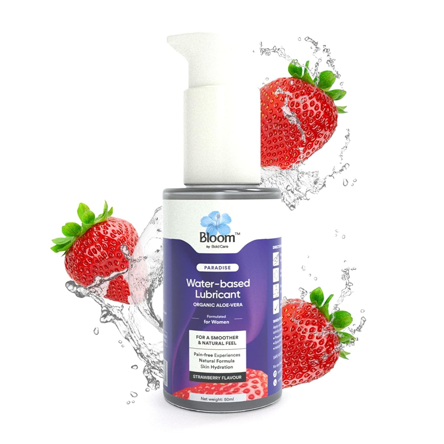 Bloom Sensual Massage Oil 120ml for Couples Relaxation & Intimacy