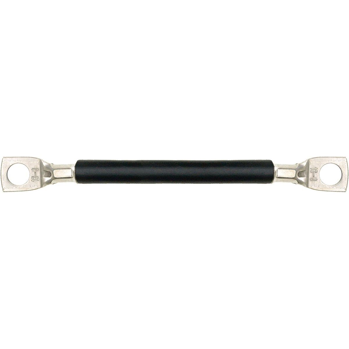 AMC Battery Connector Lead with 8mm Ring Terminals (600mm Long, Black)