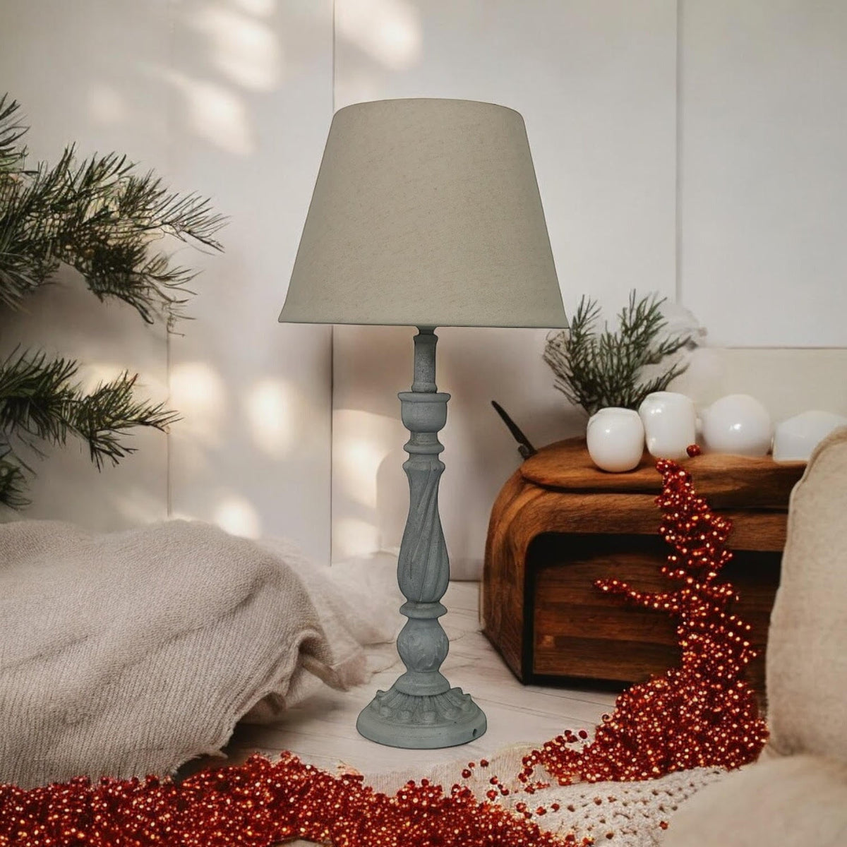 54CM LAMP AND SHADE