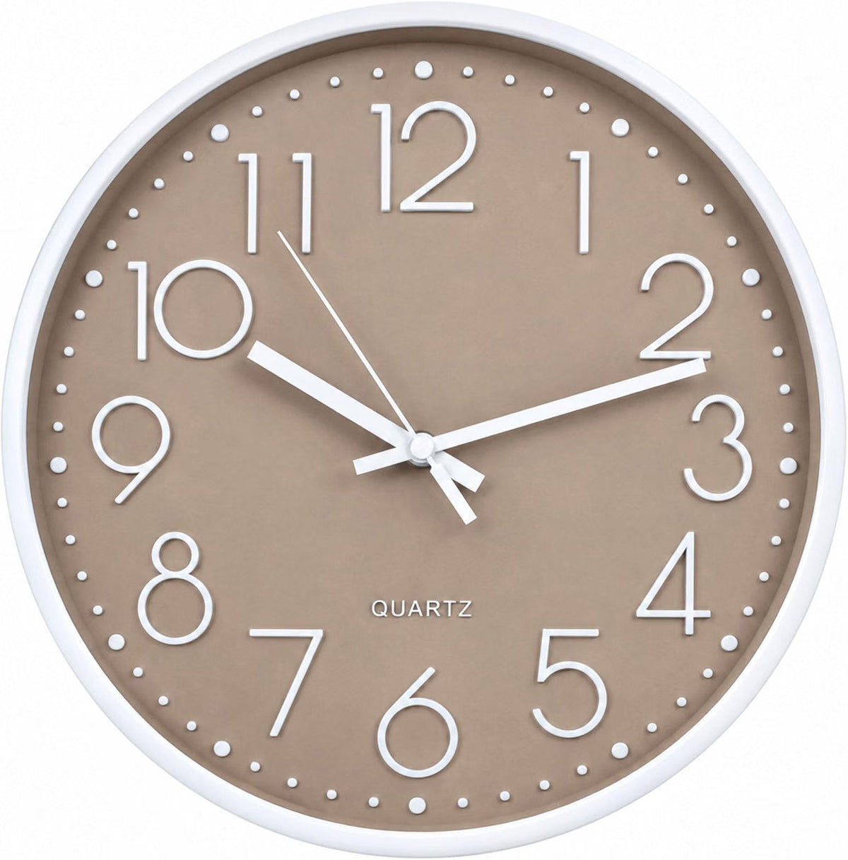 30cm Brown Indoor Kitchen Wall Clock