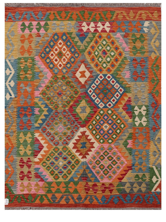 Maimana Afghanistan Kilim Rug - 200 x152 cm
