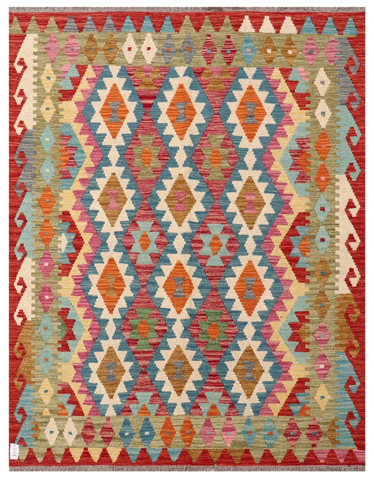 Maimana Afghanistan Kilim Rug - 193 x155 cm