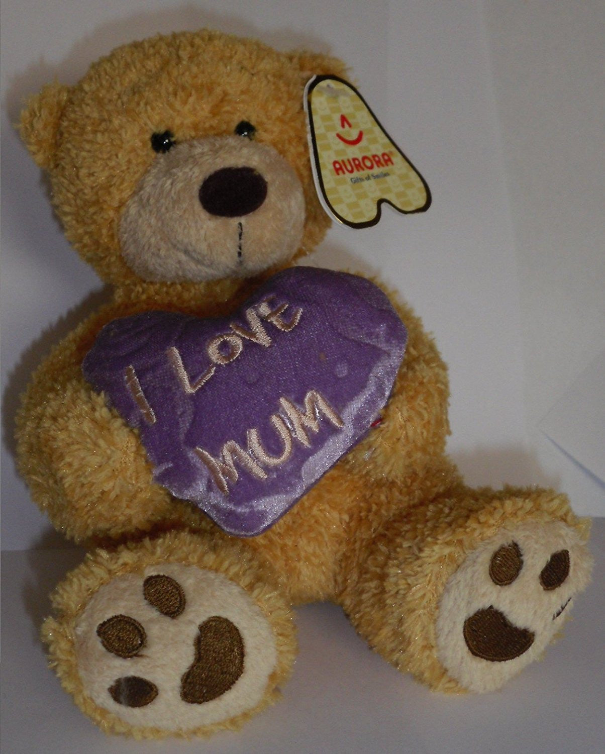 6,5 "BONNIE OURS VIOLET COEUR I LOVE MUM POUR LA FÊTE DES MÈRES, UN ANNIVERSAIRE