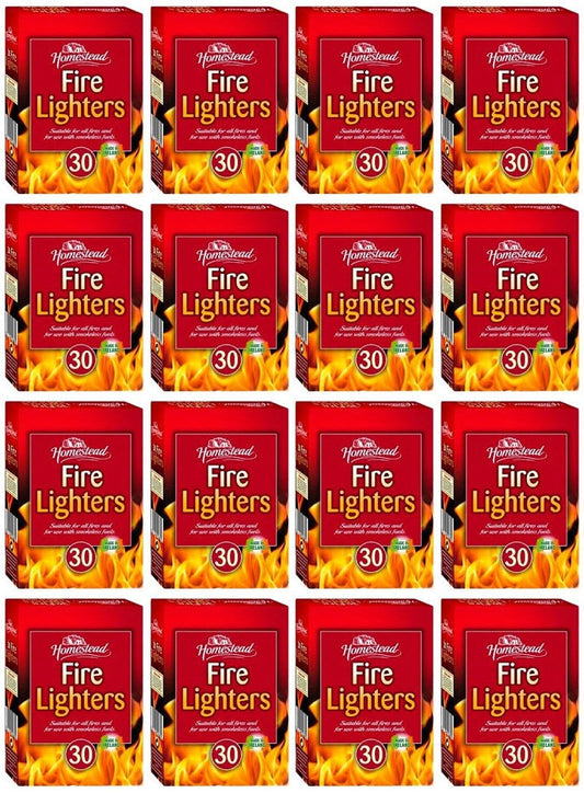 16 x Homestead Firelighetrs 30 PK