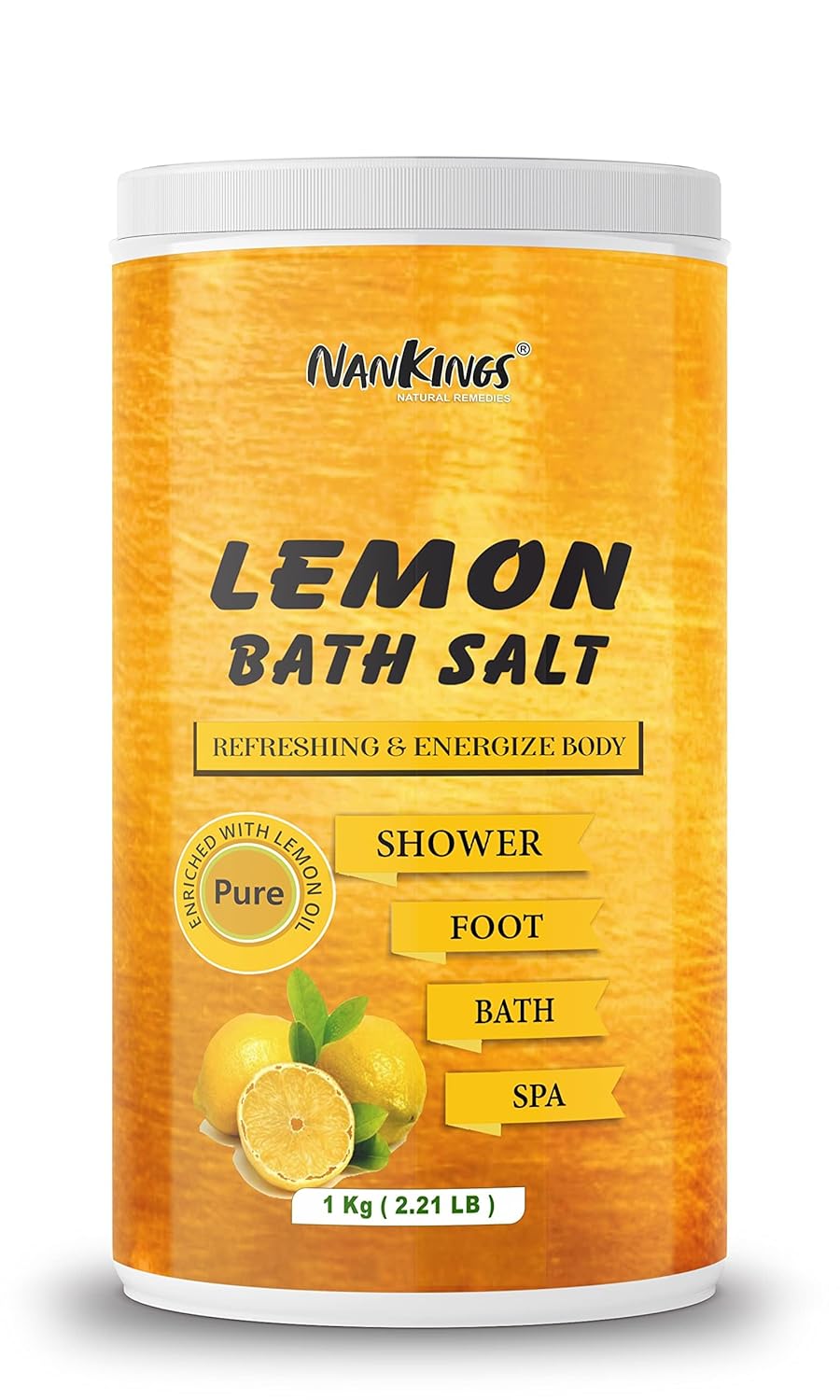 Lavender Bath Salt 1kg Soothing Aromatherapy with Epsom