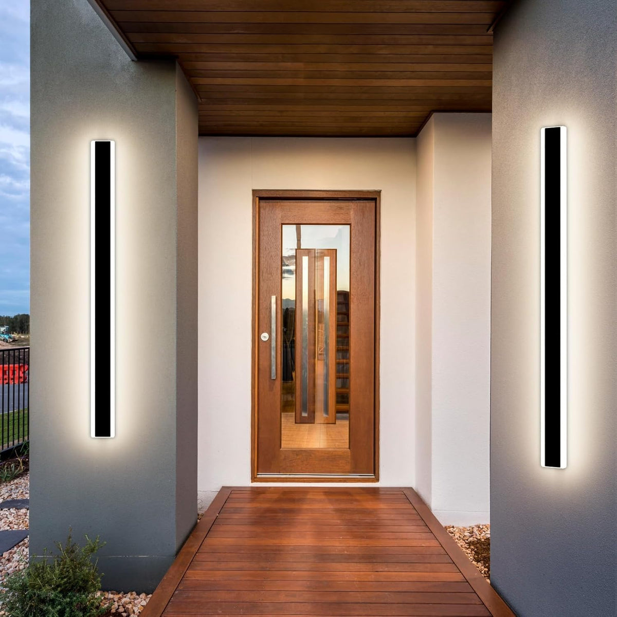 Outdoor Wall Light 120CM 42W LED Warm White 3000K for Garden Balcony Mikeru
