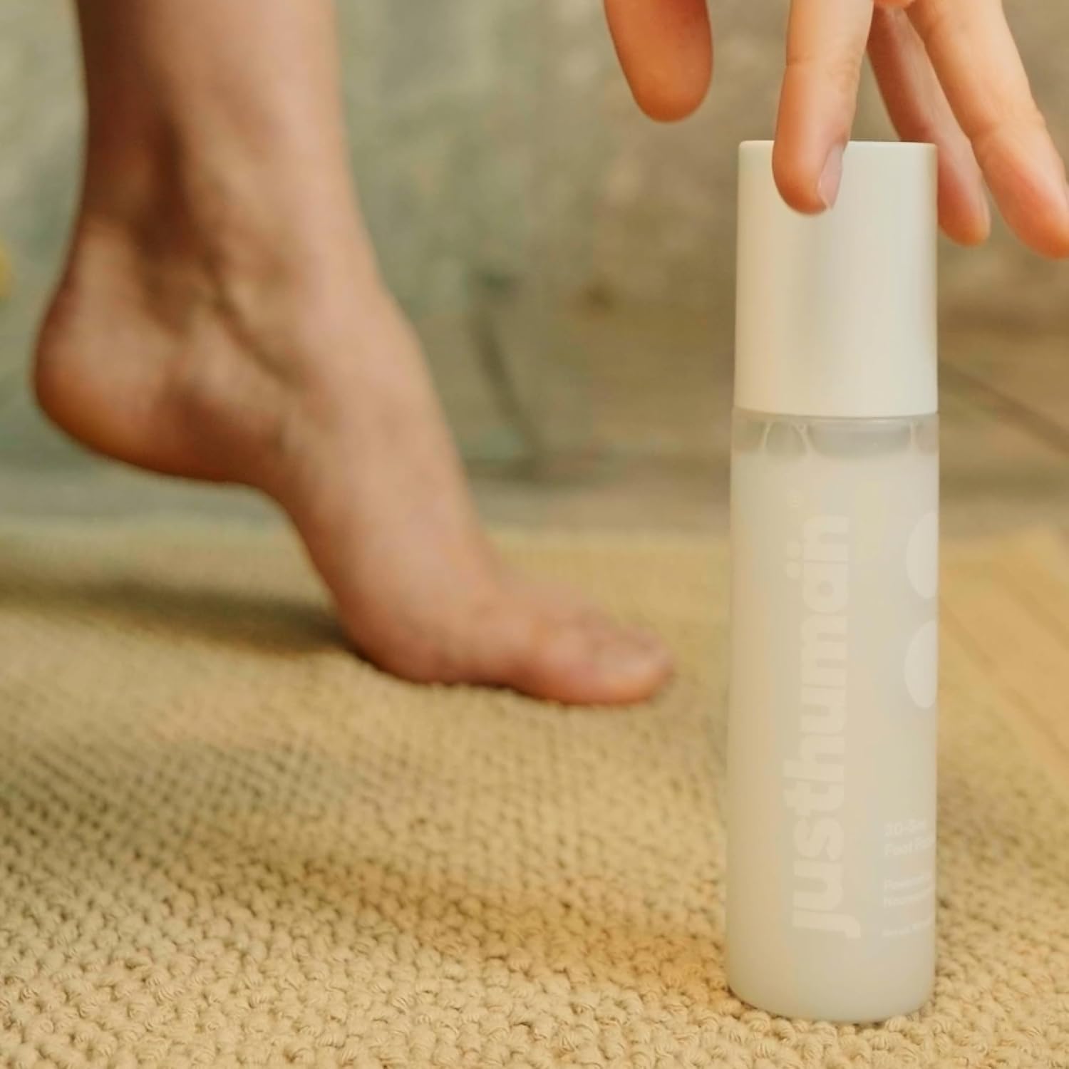 30 Sec Foot Facial | Instant Peeling Spray | Clean Ingredients - Justhuman