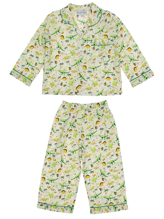Powell Craft Boys Pyjamas - Dinosaur design 6-7yrs