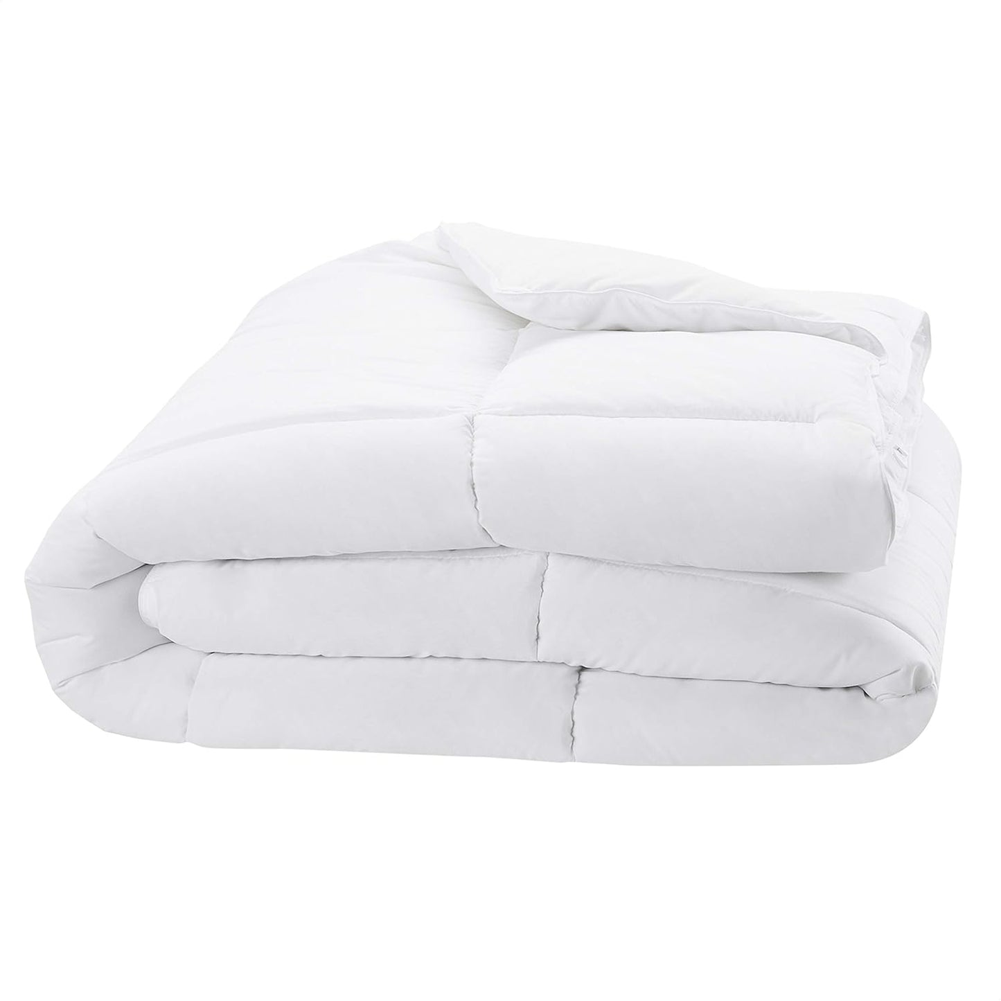 Amazon Basics Duvet 5.1 TOG Single 135x200 cm, White, New but scruffy box