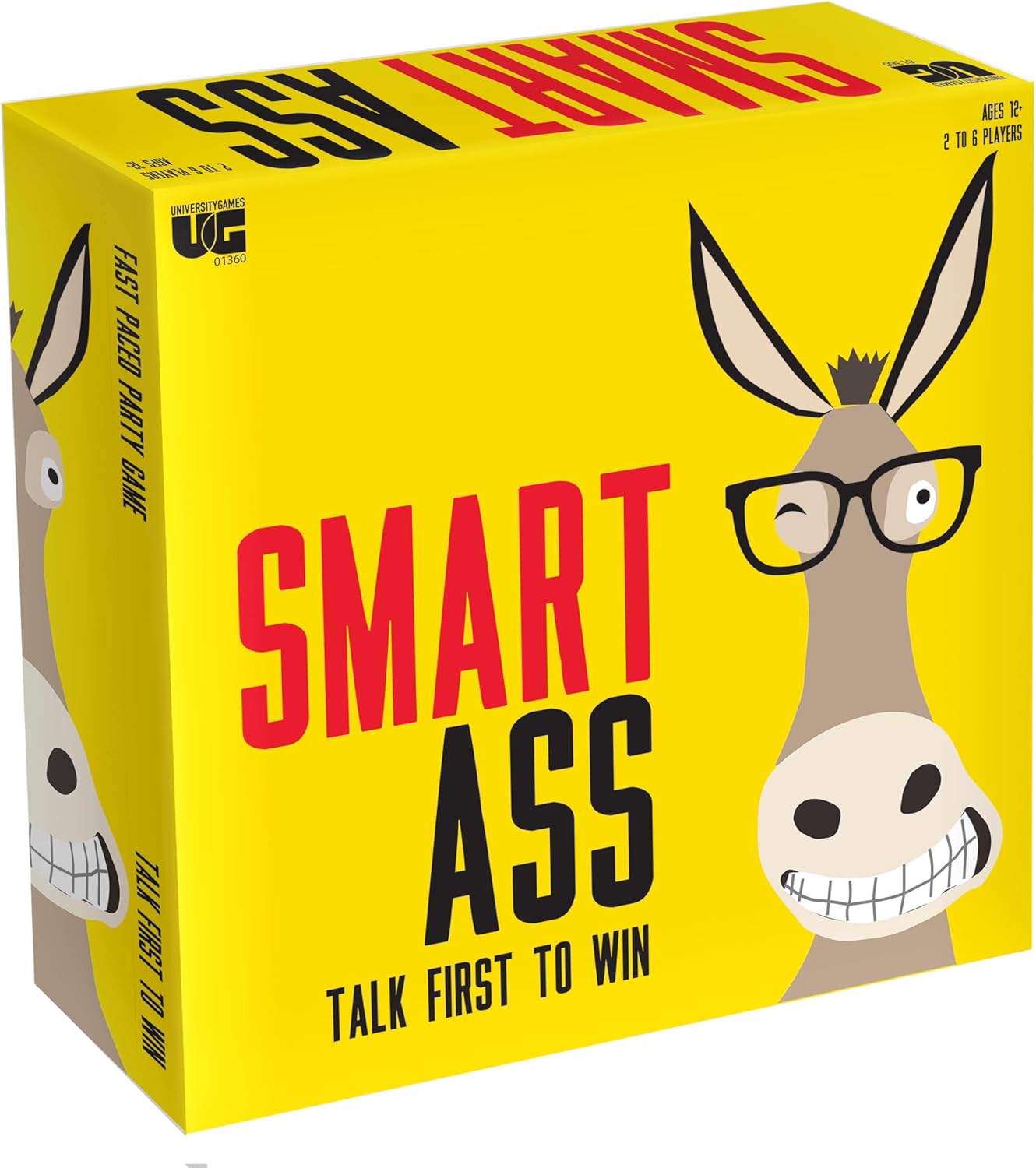 Smart Ass Box-Used good, open scruffy box, missing both dice