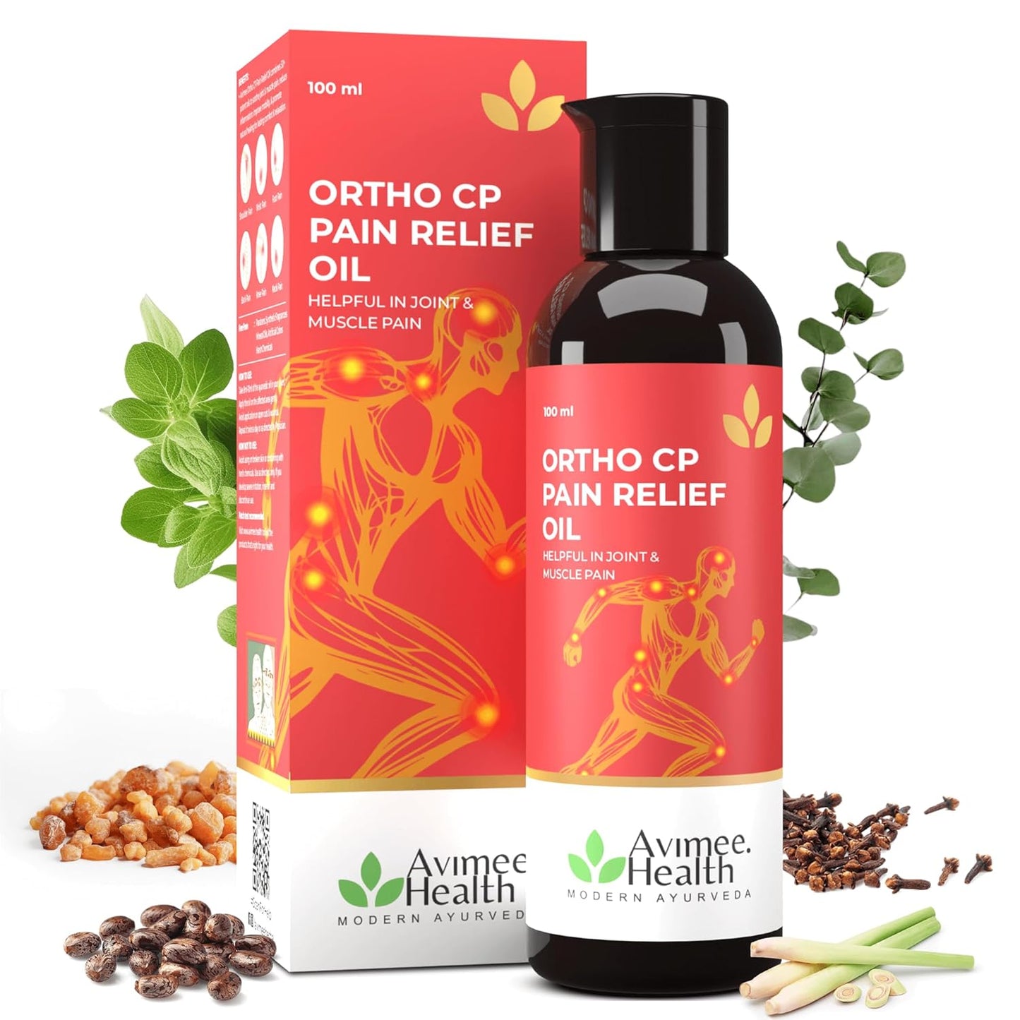 Avimee Herbal Ortho CP Pain Relief Massage Oil 100mL