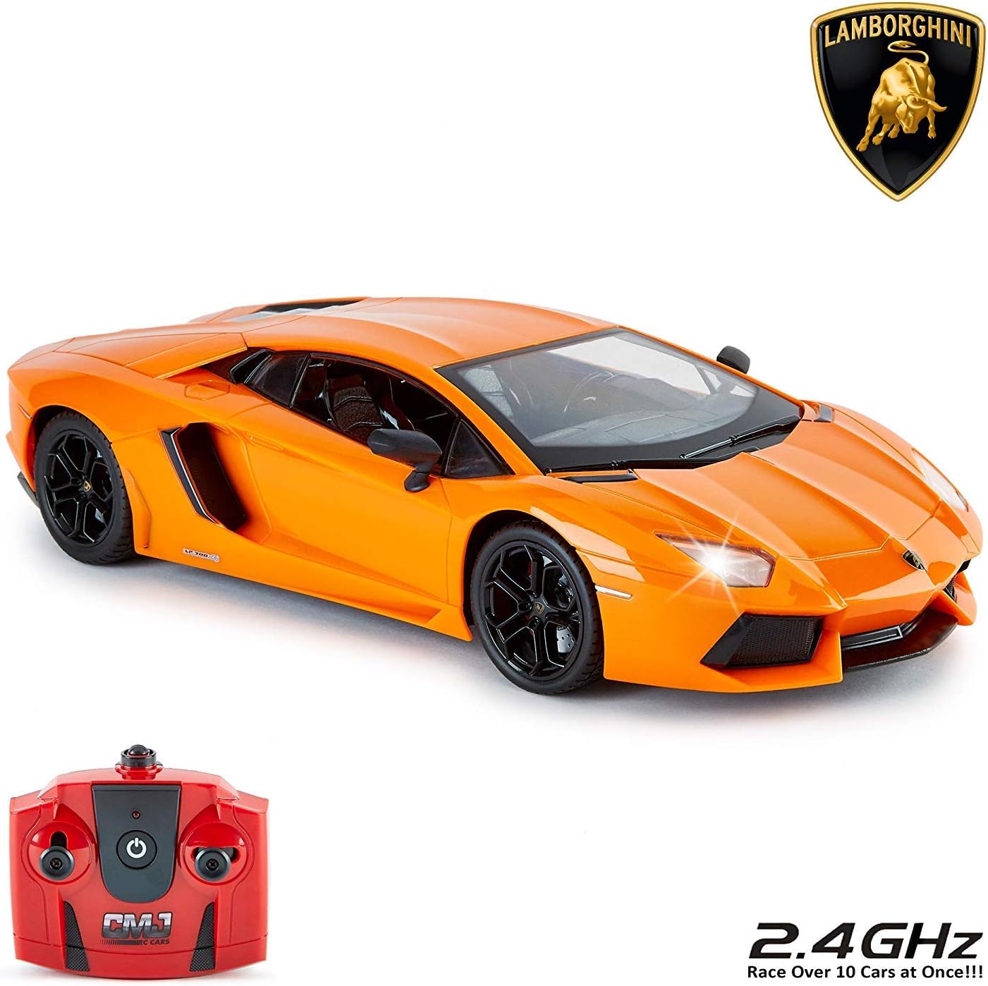 CMJ RC Cars Officially Licensed RC Lamborghini, New but open, scruffy box